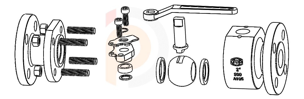 Forged Steel Floating Ball Valve